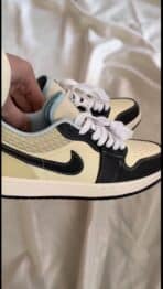 Nike Air Jordan 1 Low SE Shoes - Coconut Milk - Image 5
